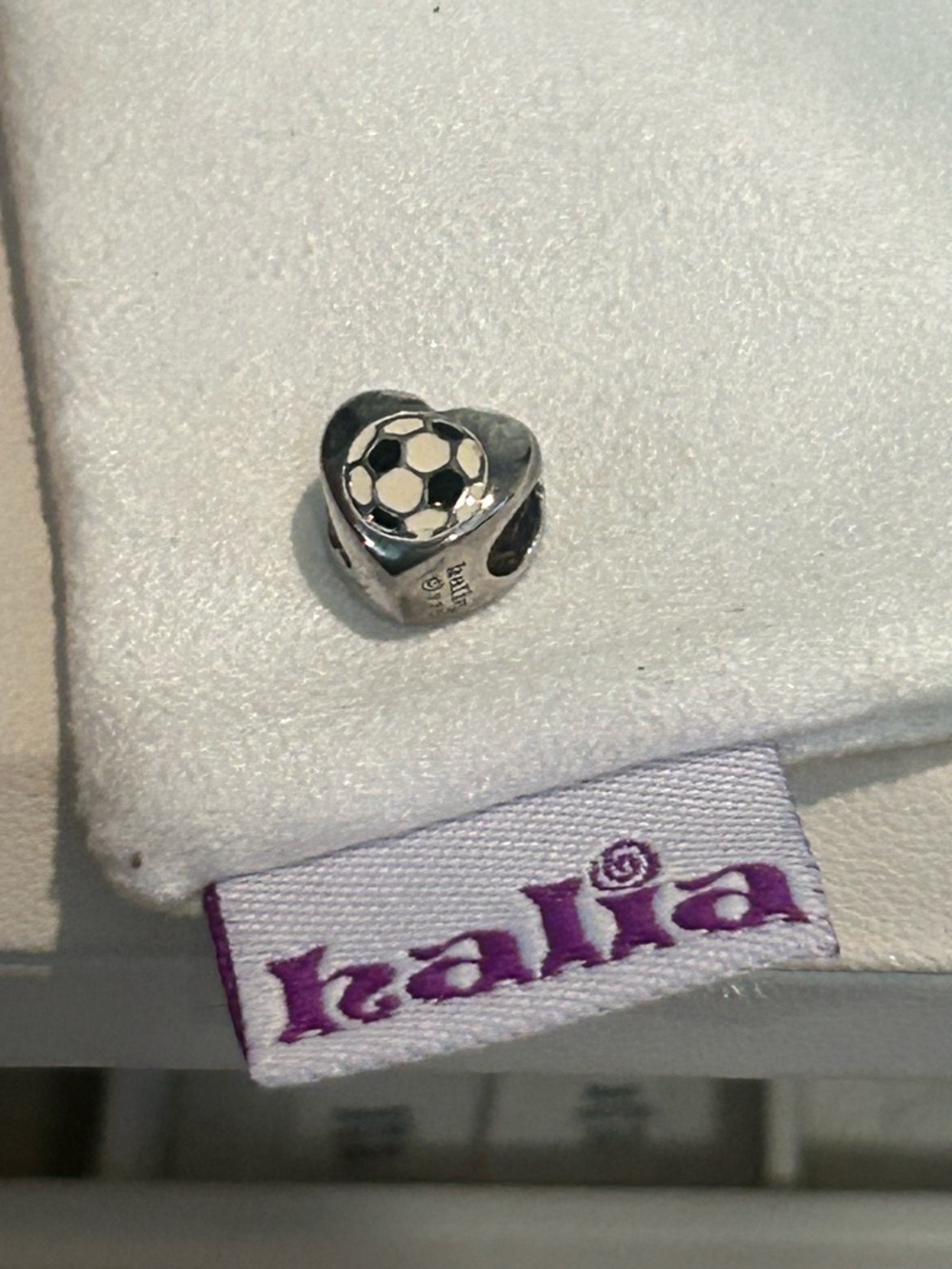 Pandora-style “4 Love of Soccer” Charm - Sterling Silver